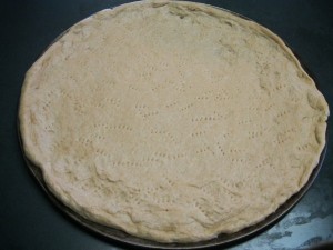Pizz crust ready to bake